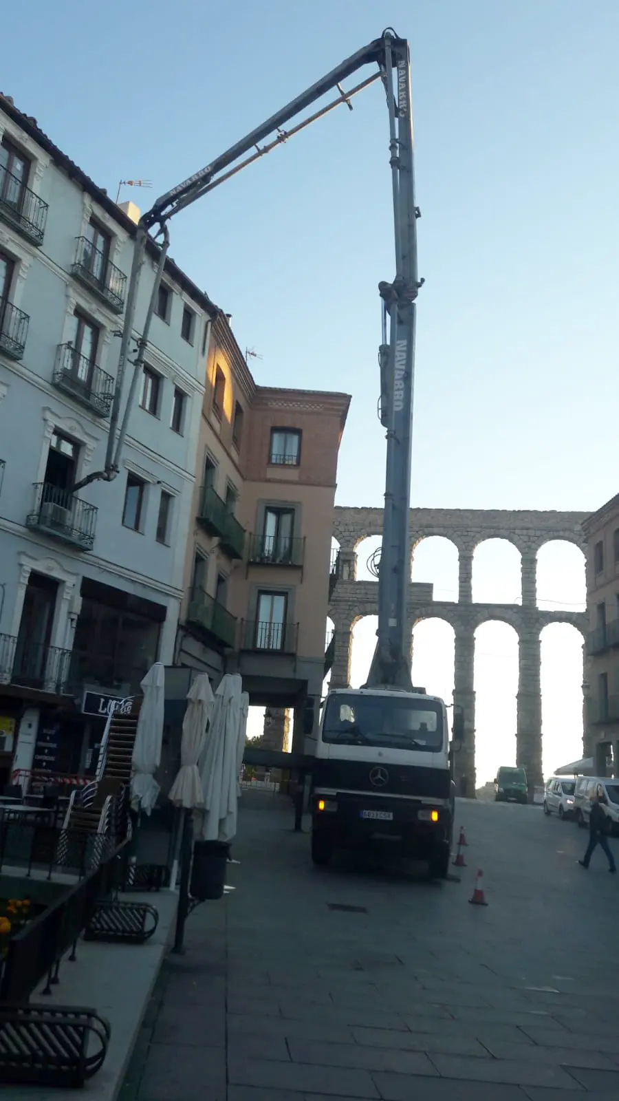 Hormigón y bombeos en Segovia